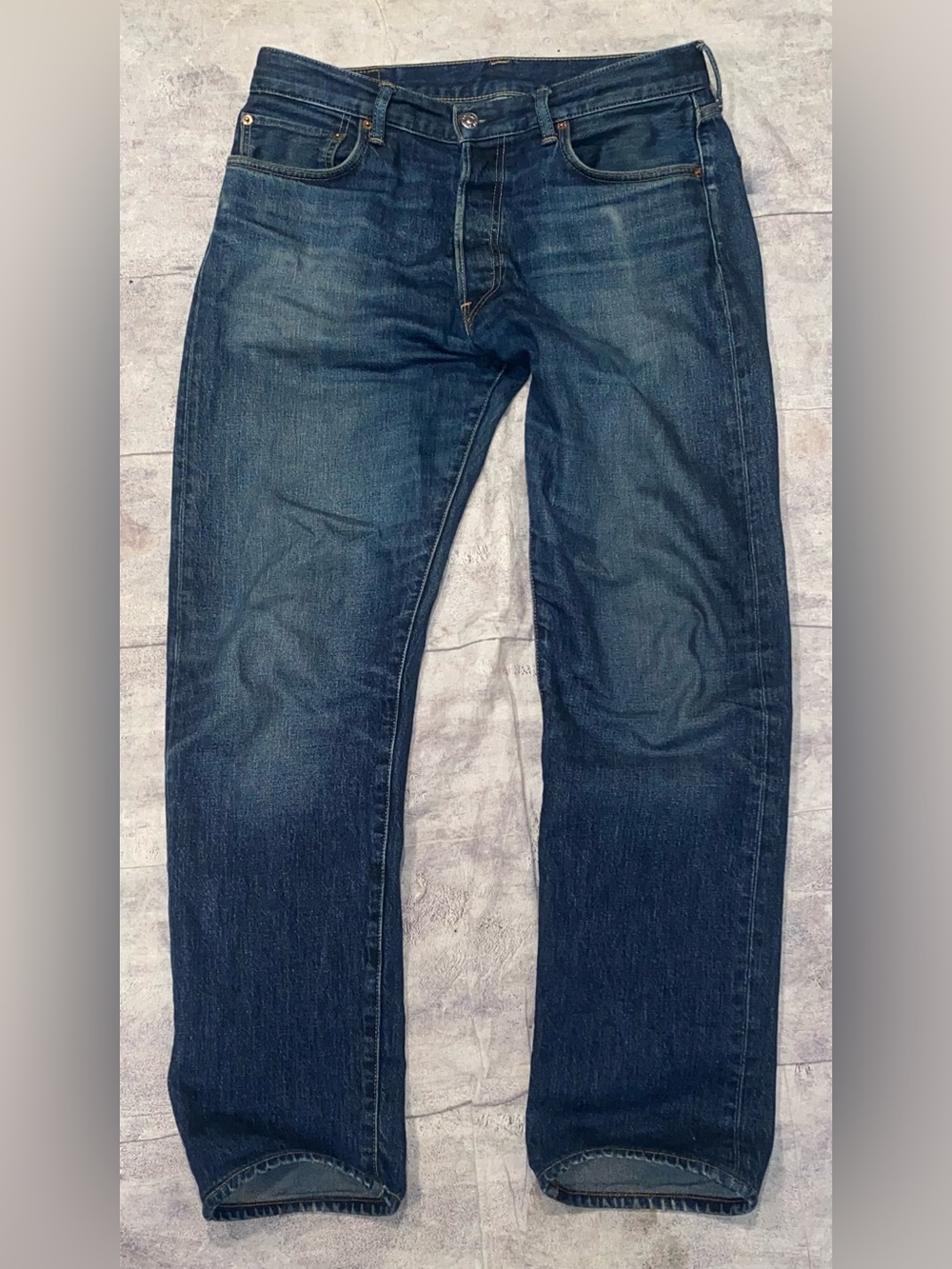 Buck Mason Ford Standard 12125 13.25oz Japanese Indigo Denim Stretch Jeans 32